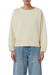 Comma Bluza Kobiety Sztuczne włókno beżowy, 40. Brązowe bluzy damskie comma, bez wzorów, z tkaniny, bez ramiączek, bez kaptura. Za 299.95 zł.