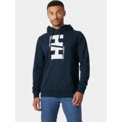 Sweter męski Helly Hansen Core Graphic. Niebieskie swetry męskie Helly Hansen, m, bez wzorów, klasyczne, bez kołnierzyka, bez ramiączek. Za 379.00 zł.