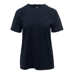 Damska Koszulka Z Krótkim Rękawem Playo II. Niebieskie bluzki damskie Hi-tec, bez wzorów, sportowe, bez kołnierzyka, bez ramiączek. Za 53.99 zł.