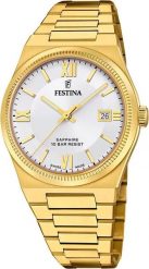 Zegarek Festina Zegarek męski Festina F20038-1 złoty. Żółte zegarki męskie Festina, bez wzorów, złote. Za 1,061.00 zł.
