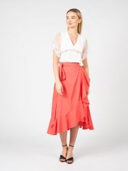 Pinko Top "Tama" | 100187 A0IF | Kobieta | Biały. Białe topy damskie Pinko, uniwersalny, bez wzorów, z acetatu, eleganckie, bez kołnierzyka, bez ramiączek. W wyprzedaży za 299.00 zł.