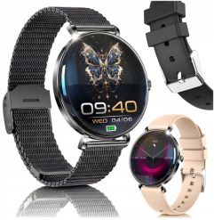 Smartwatch JG Smart V85 Czarny. Czarne zegarki smartwatch JG Smart, bez wzorów. Za 229.99 zł.