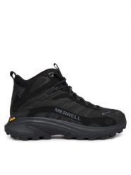 Merrell Trekkingi Moab Speed 2 Mid Gtx J037501 Czarny. Czarne botki męskie Merrell, bez wzorów, z materiału, bez obcasa, bez zapięcia. Za 849.99 zł.