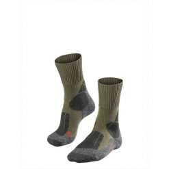 Skarpetki Falke TK1. Zielone skarpety męskie Falke, bez wzorów, z elastanu. Za 167.00 zł.