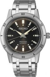 Zegarek Seiko Zegarek męski Seiko SRPL09J1 srebrny. Szare zegarki męskie Seiko, bez wzorów, srebrne. Za 2,796.99 zł.