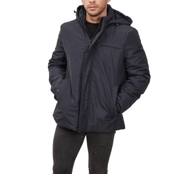 Kurtka GEOX M2620L T2882 M KENNET SHORT JKT Niebieski. Niebieskie kurtki męskie Geox, l, bez wzorów, z tkaniny, casualowe, bez kaptura. Za 446.99 zł.