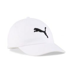 Czapka Puma strukturalna S – 100% bawełna, regulowana, biała. Białe czapki damskie Puma, bez wzorów, z bawełny, sportowe. Za 165.99 zł.