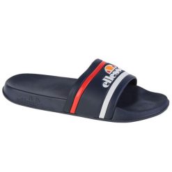 Klapki na basen męskie, Ellesse Lion Slides. Niebieskie klapki męskie Ellesse, bez wzorów, bez zapięcia. Za 59.00 zł.