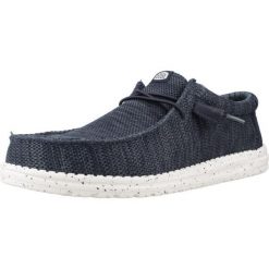 Buty HEY DUDE WALLY STRETCH SOX Niebieski. Niebieskie buty zimowe męskie PRO BRANDS, bez wzorów, z tkaniny, bez obcasa, bez zapięcia. Za 283.99 zł.