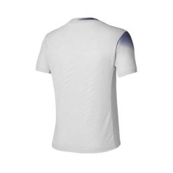 T-shirt Mizuno Tennis Graphic Sleeve Tee. Niebieskie t-shirty damskie Mizuno, m, bez wzorów, bez kołnierzyka, bez ramiączek. Za 268.55 zł.