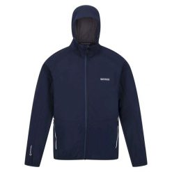 Kurtka Męska Arec III. Białe kurtki męskie Regatta, l, bez wzorów, z elastanu, z kapturem, trekkingowe. Za 217.99 zł.