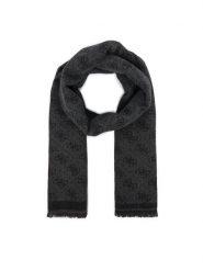 Guess Szalik AM9665 POL03 Szary ciemny. Szare rękawiczki damskie Guess, z aplikacjami, z poliesteru. Za 234.99 zł.