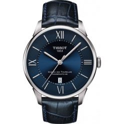 RABAT ZEGAREK TISSOT T-Classic T099.407.16.048.00. Niebieskie zegarki męskie TISSOT, bez wzorów, ze stali. W wyprzedaży za 2,816.00 zł.