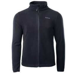 Polar męski Hi-Tec Henis - czarny, Rozmiar M. Czarne bluzy sportowe męskie Hi-tec, m, bez wzorów, z materiału, bez kaptura. Za 104.99 zł.