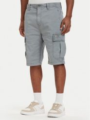 Tommy Jeans Szorty materiałowe Otis DM0DM22831 Szary Regular Fit. Szare szorty męskie Tommy Jeans, bez wzorów, z bawełny. Za 349.99 zł.