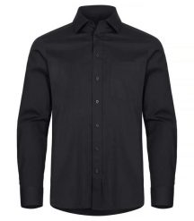 Clique Stretch Shirt L/S – koszula z długim rękawem stretch. Czarne koszule męskie CLIQUE, l, bez wzorów, z bawełny, bez kołnierzyka, bez ramiączek. Za 189.82 zł.