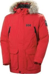 Kurtka męska Helly Hansen Reine Parka czerwona r. M. Czerwone kurtki męskie Helly Hansen, m, bez wzorów, bez kaptura. Za 1,329.99 zł.