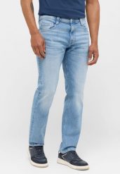 Męskie Spodnie Jeansowe MUSTANG Denver Straight Denim Blue 1014878 5000 414. Niebieskie jeansy męskie Mustang, z denimu. Za 219.99 zł.