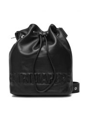 Patrizia Pepe Torebka 2B0126/L113 Czarny. Czarne torebki do ręki damskie Patrizia Pepe, bez wzorów, ze skóry, bez dodatków. Za 669.99 zł.