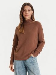 ViCOLO Sweter 77050F Brązowy Regular Fit. Brązowe swetry nierozpinane damskie ViCOLO, s, bez wzorów, z kaszmiru, bez kołnierzyka, bez ramiączek. Za 939.99 zł.