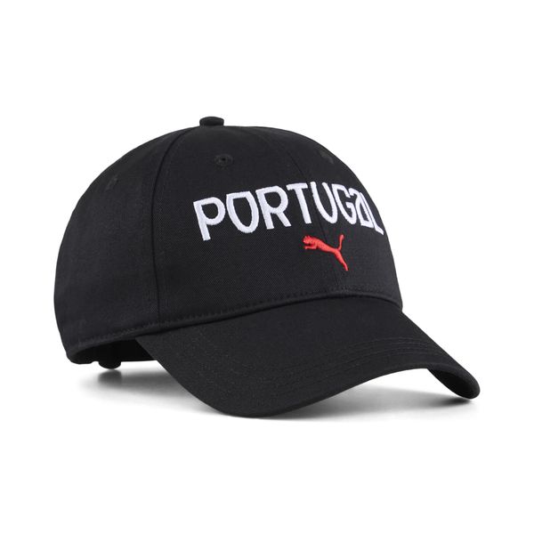 Czapka z daszkiem dla kibica portugalskiej piłki nożnej PUMA Black White. Białe czapki damskie Puma, bez wzorów. Za 67.99 zł.