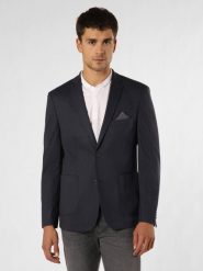 Finshley & Harding Marynarka Mężczyźni Modern Fit Sztuczne włókno niebieski, 26. Niebieskie garnitury męskie Finshley & Harding, m, bez wzorów, z dżerseju. Za 699.95 zł.