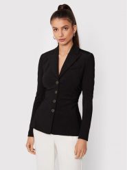 Pinko Marynarka Edvige 1G17X2 A04I Czarny Slim Fit. Czarne marynarki i żakiety damskie Pinko, bez wzorów, z syntetyku, bez kołnierzyka, bez ramiączek. Za 1,619.00 zł.