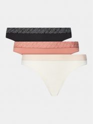 Tommy Hilfiger Komplet 3 par fig klasycznych UW0UW05187 Kolorowy. Majtki damskie Tommy Hilfiger, z syntetyku. Za 119.99 zł.