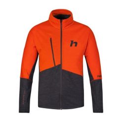 Bluza z pełnym zamkiem błyskawicznym Hannah Niro. Brązowe bluzy sportowe męskie Hannah, bez wzorów, z polaru, bez kaptura, narciarskie. Za 399.60 zł.