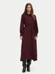 Tommy Hilfiger Sukienka codzienna WW0WW51836 Bordowy A-Line Fit. Czerwone sukienki damskie Tommy Hilfiger, na co dzień, bez wzorów, bez kołnierzyka, bez ramiączek, proste. Za 1,099.00 zł.