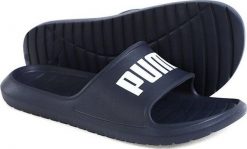 Puma Klapki męskie Divecat V2 Lite Peacoat-puma white r. 44.5. Białe klapki męskie Puma, bez wzorów, bez zapięcia. Za 69.00 zł.