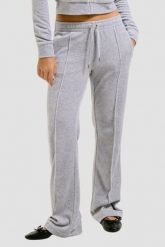 JUICY COUTURE Szare damskie spodnie dresowe Tina Trackpants, Rozmiar S. Szare spodnie dresowe damskie Juicy Couture, bez wzorów, z dresówki. W wyprzedaży za 227.99 zł.