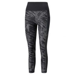 Damskie legginsy graficzne 7/8 Puma 5K. Czarne legginsy damskie Puma, bez wzorów. Za 232.95 zł.