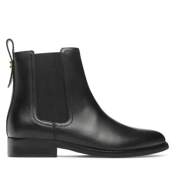 Sztyblety Coach. Czarne botki damskie Coach, bez wzorów, bez obcasa, na płaskiej podeszwie, bez zapięcia. Za 849.99 zł.