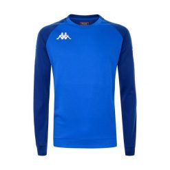 Bluza Kappa Parme. Niebieskie bluzy męskie Kappa, bez wzorów, eleganckie, bez ramiączek, bez kaptura. W wyprzedaży za 145.90 zł.