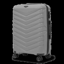 Walizka średnia Wings PHOENIX 2.0 polipropylen 24" DARK GREY. Szare walizki damskie Wings, bez wzorów, z materiału, duże. Za 209.90 zł.