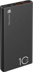 Powerbank Navitel PWR10 AL 10000mAh Czarny. Czarne powerbanki Navitel. Za 197.98 zł.