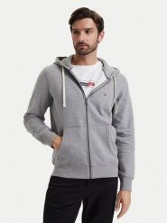 Tommy Hilfiger Bluza Essential MW0MW44931 Szary Regular Fit. Szare bluzy męskie Tommy Hilfiger, m, bez wzorów, z bawełny, bez ramiączek, bez kaptura. Za 529.99 zł.