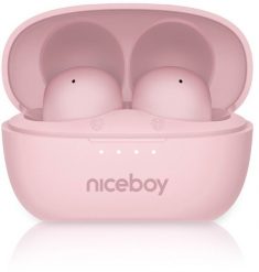Słuchawki Niceboy Niceboy Słuchawki Douszne Podsie 4 POP Sakura Pink Różowe Bluetooth 6 AAC. Czerwone słuchawki bezprzewodowe Niceboy. Za 196.98 zł.
