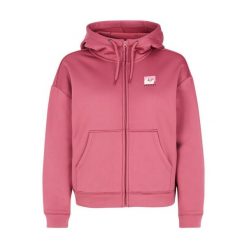 Damska bluza z kapturem na zamek błyskawiczny Protest Team. Czerwone bluzy damskie Protest, bez wzorów, z polaru, bez ramiączek, z kapturem. W wyprzedaży za 265.50 zł.