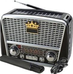 RADIO GŁOŚNIK BT USB PRZENOŚNE SOLAR AKUMULATOR. Głośniki przenośne Yermos. Za 354.01 zł.