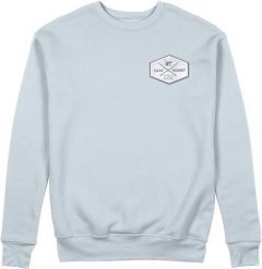 Bluza z naszywką – okrągły dekolt / dla dorosłych (niebieska). Niebieskie bluzy damskie SURF MONKEY, m, z aplikacjami, z bawełny, klasyczne, bez ramiączek, bez kaptura. Za 269.95 zł.