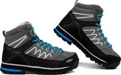 Buty trekkingowe damskie CMP Buty trekkingowe turystyczne wodoodporne damskie CMP Moon Mid szaro-niebieskie 31Q479668UL 39. Niebieskie obuwie trekkingowe damskie CMP, bez zapięcia. Za 476.07 zł.