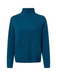 Marie Lund sweter merino Kobiety Wełna zielony|niebieski, S. Niebieskie swetry nierozpinane damskie Marie Lund, s, bez wzorów, z wełny, bez kołnierzyka, bez ramiączek. Za 349.95 zł.