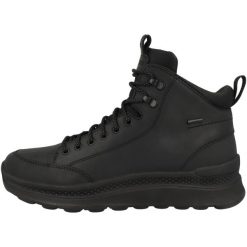 Buty do chodzenia męskie Geox U46HMA0FFBCC9999. Czarne buty sportowe męskie Geox, bez wzorów, z materiału, bez zapięcia, trekkingowe. W wyprzedaży za 679.90 zł.