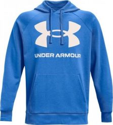 Under Armour Niebieski M. Niebieskie bluzy męskie Under Armour, m, bez wzorów, bez ramiączek, bez kaptura. Za 195.78 zł.