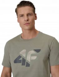 4f KOSZULKA MĘSKA SPORTOWA T-SHIRT 4F OKRĄGŁY DEKOLT M2667. Koszulki sportowe męskie 4F, m, bez wzorów, bez ramiączek. Za 33.00 zł.