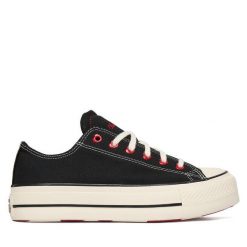Trampki Converse. Czarne trampki i tenisówki damskie Converse, bez wzorów, bez zapięcia. Za 419.99 zł.