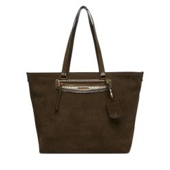 Torebka MICHAEL Michael Kors. Brązowe shopperki damskie MICHAEL Michael Kors, bez wzorów, bez dodatków. Za 1,429.00 zł.
