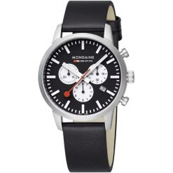 Zegarek męski Mondaine MSD.41420.LBV, Quartz, 41mm, 5ATM. Szare zegarki męskie mondaine, bez wzorów, z materiału, ze stali. Za 2,041.65 zł.